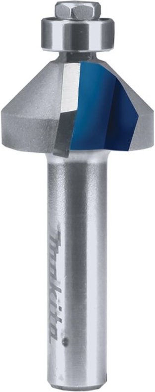 Fasen-/ Profilfräser mit Anlauflager, ø 22 mm ø 22 mm • 8 mm Schaft • 45° Winkel - Makita