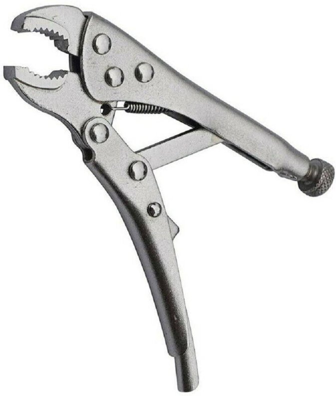 Trade Shop Traesio - Trade Shop - selbstsicherungszange mit 5-ZOLL-GRIFF, verstellbarer öffnung und 14-MM-SCHNAPPHEBEL -