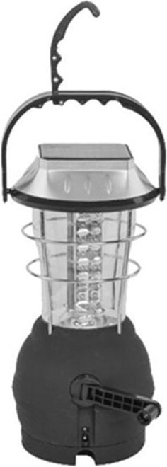 Solar-Campinglaterne, LED-Lampe mit Handkurbel, superhelles tragbares Zeltlicht mit 5 Stromversorgungsmethoden, IP43 was...