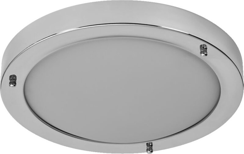 LEDVANCE BATHROOM CLASSIC ROUND Badezimmer-Deckenleuchte 280mm, Chrom, E27-Sockel, kann mit smarter Lampe bestückt werde...