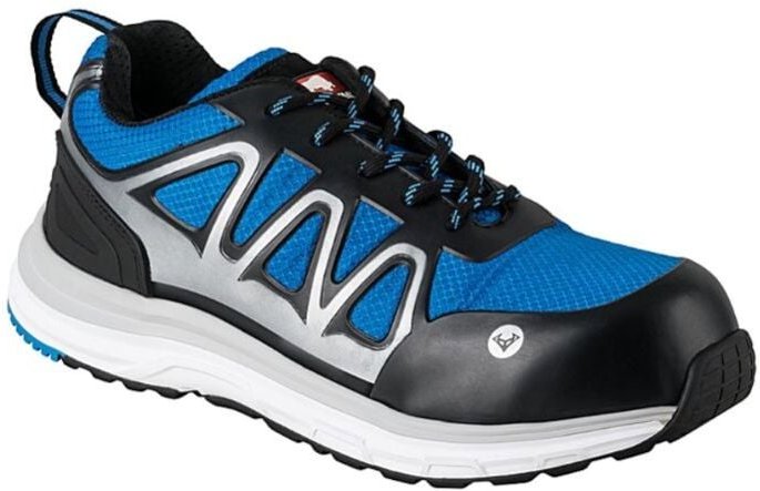 Bullstar - Sicherheitsschuh sprintx S1P, kornblau/schwarz, Gr.43, Weite 12, Unisex