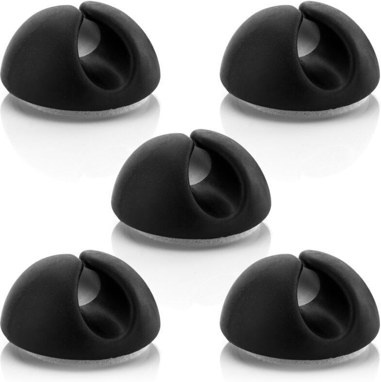 Ymyny - 5x Kabelclip Kabelhalter Kabelmanagement Kabelfixierung Kabelorganizer für Kabel bis 8mm Kabelclip Kabelfixierun...
