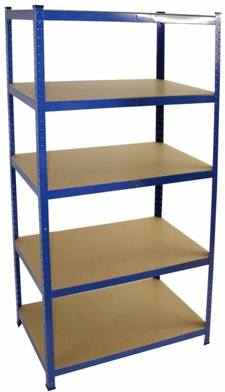 Steckregal Werkstattregal Kellerregal Schwerlastregal Metallregal Lagerregal Blau / 200x100x50cm 875kg