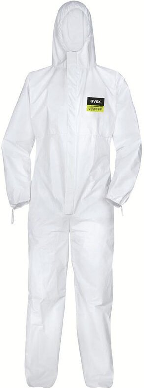 uvex 8849709 5/6 comfort light Einweg (NR) Overall weiß, S Kleider-Größe: S Weiß