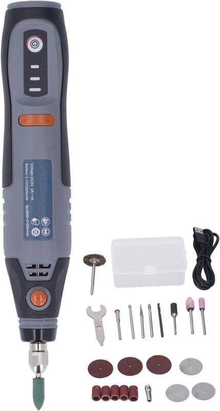 CHICIRIS 3-Gang-Akku-Gravierstift für Heimwerkerprojekte mit USB-Kabel.