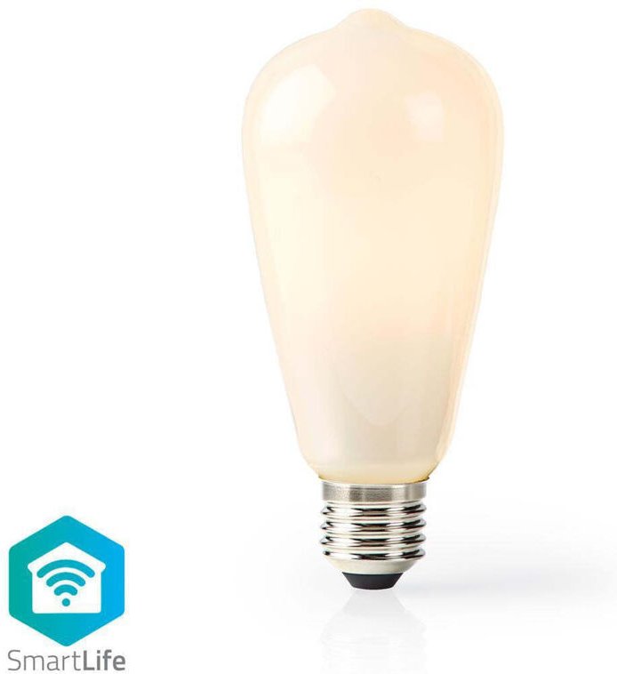 Nedis - Smartlife led vintage lampa wi fi e27 500 lm 5 w varm vit 2700 k glas android ios st64 1 st