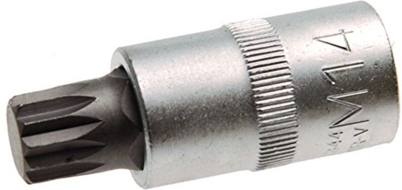 Bgs Technic - Bit-Einsatz Antrieb Innenvierkant 12,5 mm (1/2') Innenvielzahn (für xzn) M14