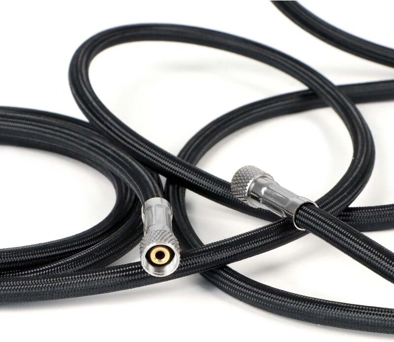 Airbrush Textilschlauch 2x g 9,51 mm (1/8') Innengewinde 3 m Druckluftschlauch