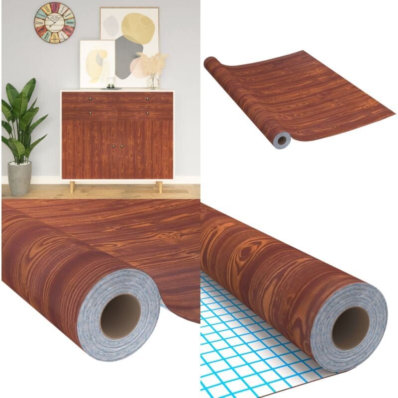 Selbstklebende Möbelfolie Akazie 500x90 cm pvc - Möbelfolie, Möbelfolien, Türfolie, Türfolien, selbstklebende Türfolie, ...