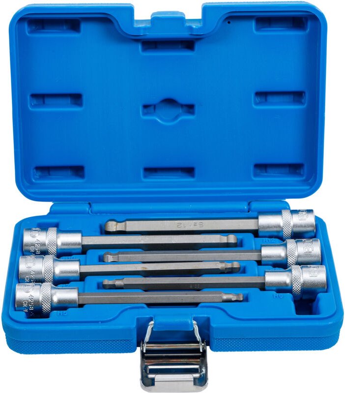 Bgs Technic - Bit-Einsatz-Satz Antrieb Innenvierkant 12,5 mm (1/2') Innensechskant mit Kugelkopf 5 - 12 mm 6-tlg.