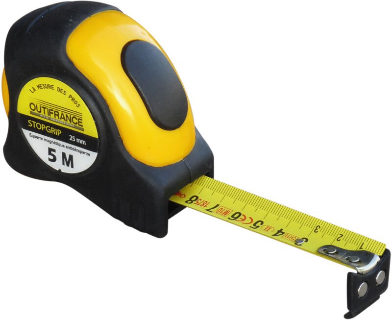Magnetisches Profimaß "Stopgrip" 5 mx 25 mm OUTIFRANCE