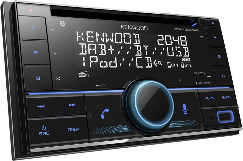DPX-7300DAB Doppel-DIN Autoradio Anschluss für Lenkradfernbedienung, dab+ Tuner - Kenwood