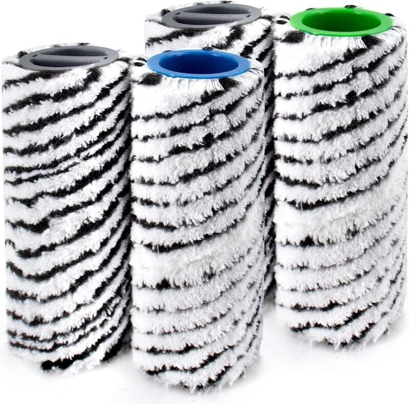 Thumbnail - Bluedeer - 4er-Pack Stein-Rollbürste für Karcher FC7 FC7 Premium FC5 FC5 Premium FC3 Akku-Bodenreiniger, Teile 2.055-021...