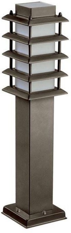 Leds-c4 - Baliza Ip55 Siljan E27 20W Marrón 1500Lm