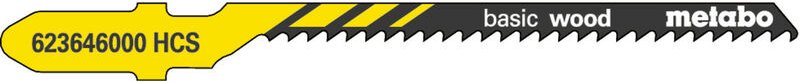 Thumbnail - Metabo - 25 Stichsägeblätter 'basic wood' 51/ 2,0 mm, HCS,Type 23646 (623605000)