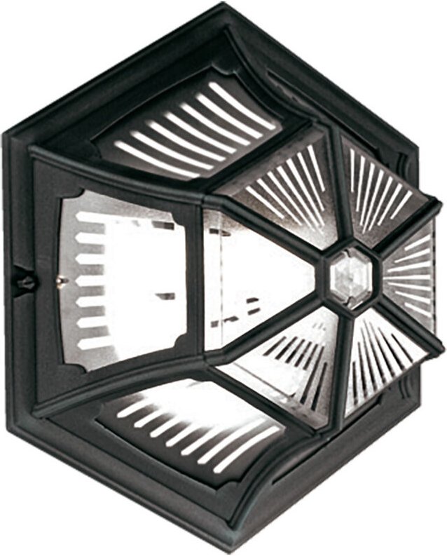 Elstead - Parish - 1 leichte Deckenlaterne für den Außenbereich Schwarz IP44, E27