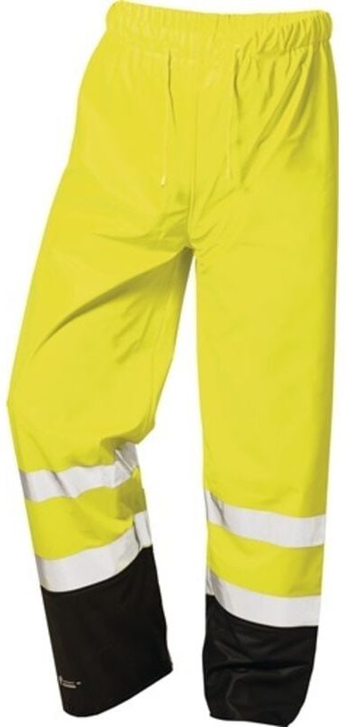 Warnschutzregenhose Dirk Gr.L gelb/schwarz