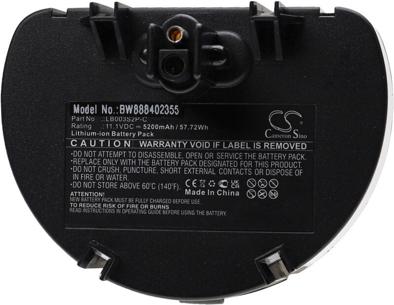 Vhbw - Akku Ersatz für Water Tech LB003S2P-C für Poolsauger (5200 mAh, 11,1 v, Li-Ion)