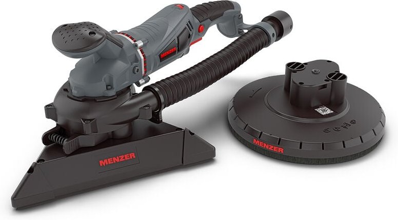 Trockenbauschleifer tsw 225 mit Wechselkopfsystem inkl. Schleifscheiben-Set - Menzer