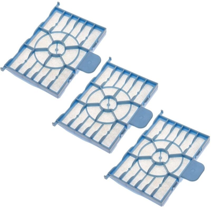 Filterset 3x Motorschutz-Filter kompatibel mit Bosch BGL2UA200, BGL2UA2008, BGL2UA2018, BGL2UA220, BGL2UA2208, BGL2UA300...