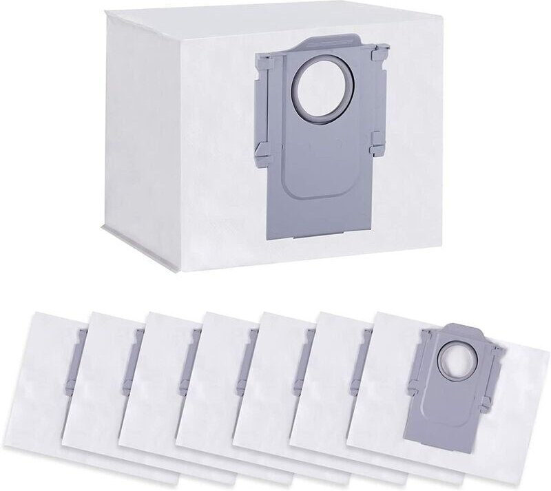 8er-Pack Staubbeutel für Roborock S7 MaxV Ultra / S7 Pro Ultra / Q7+ / Q7 Max+ / Q5+ Staubsauger-Saugstation, 3L großes ...