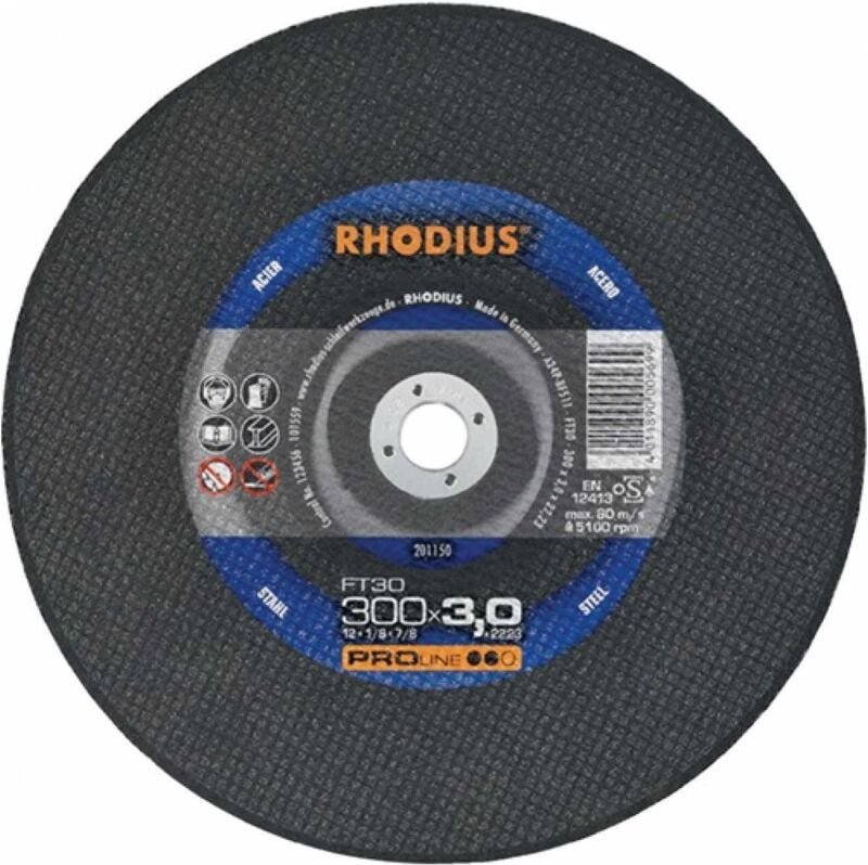 Trennscheibe FT30 D350x4mm gerade ( 4000843838 ) - Rhodius