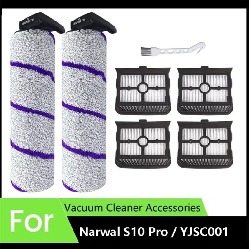 Kompatibel für S10 Pro YJSC001 Staubsauger-Zubehör, Rollenbürste, Hepa-Filter, Ersatzteile
