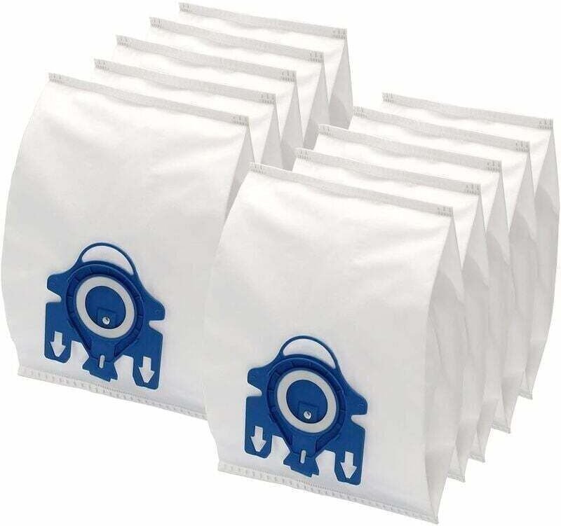 Hyclean 3D Effizienz-Staubsaugerbeutel für Miele GN – 10er-Pack Mikrofaserbeutel – 99 % Partikelfiltration – Größe 28,5 ...