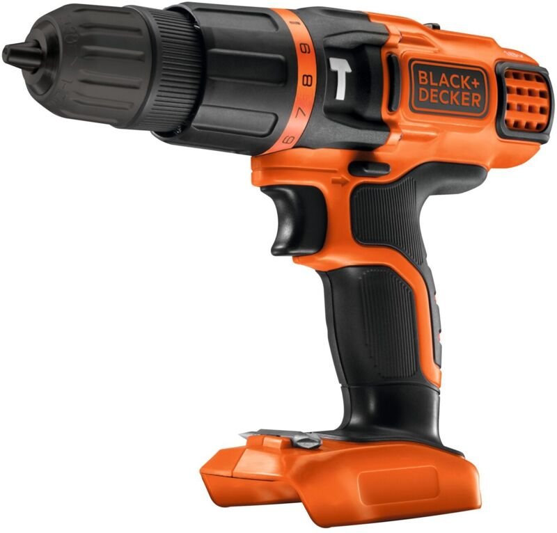 Black&decker - black+decker BDCH188N Akku Schlagbohrschrauber 18V Li-Ionen 2-Gang ohne Akku Sologerät
