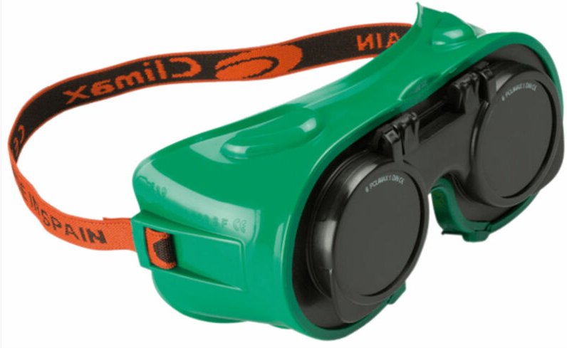 Professionelle Schweißer-Klappbrille Climax 05522