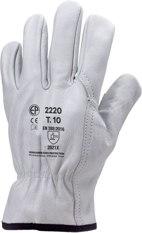 Handschuhe aus vollnarbigem Rindsleder das Paar t 11