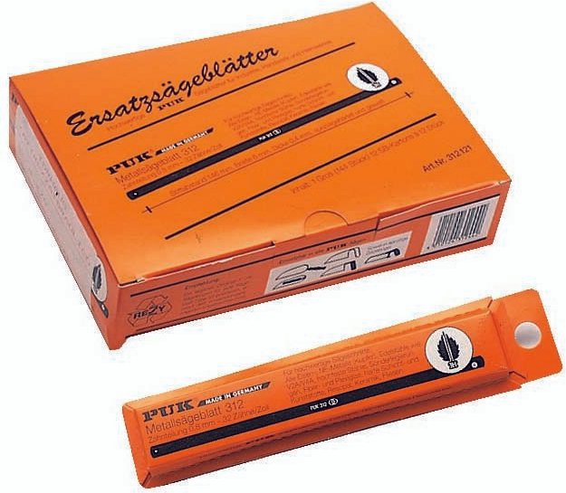 Original PUK-Bügelsägeblätter - 150 mm Blatt für Eisenwerkstoffe - Idrhaus