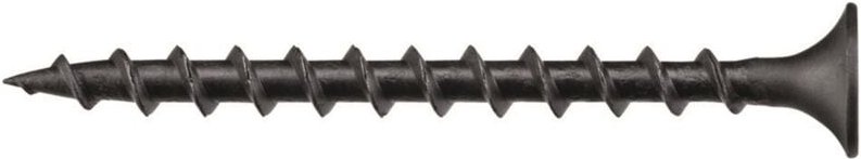 Gipskartonschrauben Dewalt DWF4100550, Grobgewinde de 3,5 x 55 mm, verpackt im Kunststoffband, Trompetenkopf schwarz bes...