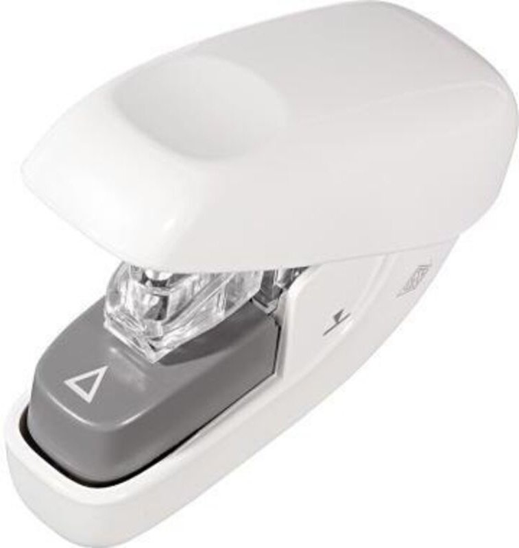 Wedo - Heftgerät ® mini lösbar 5 Bl. (80 g/m²) Kunststoff 50 % recycelt weiß