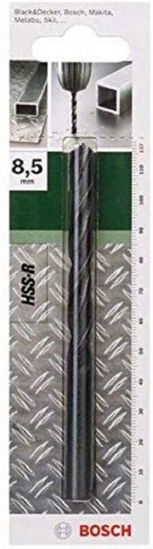 BOSCH 2609255018 Metallbohrer HSS-R, DIN 338 D= 8,5 mm L= 117 mm
