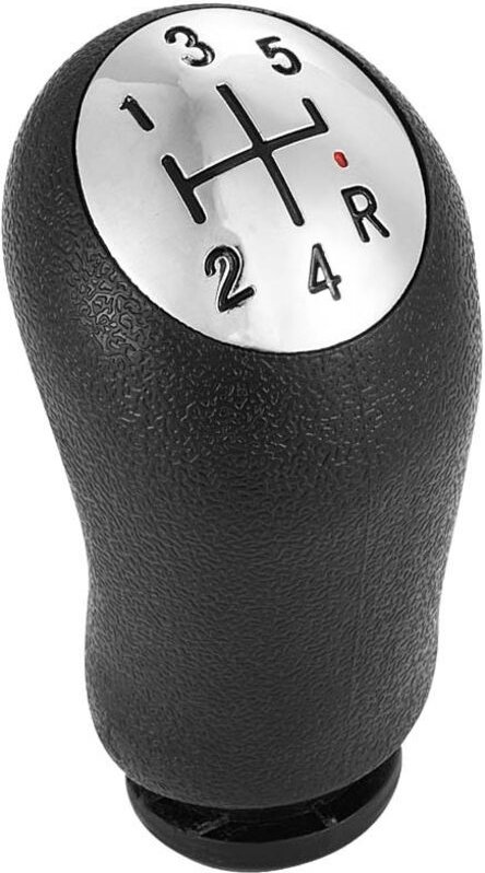 5-Gang-Schaltknauf für Renault Clio III, Megane 2, Laguna 2, Clio 4 – Schaltknauf aus Kunstleder mit Adapter