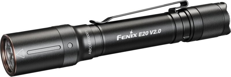 Fenix - LED-Taschenlampe E20 V2.0, schwarz