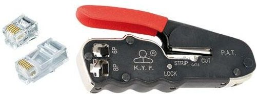 Spezial-Crimpmaschine für RJ11, RJ12, RJ45-Steckverbinder