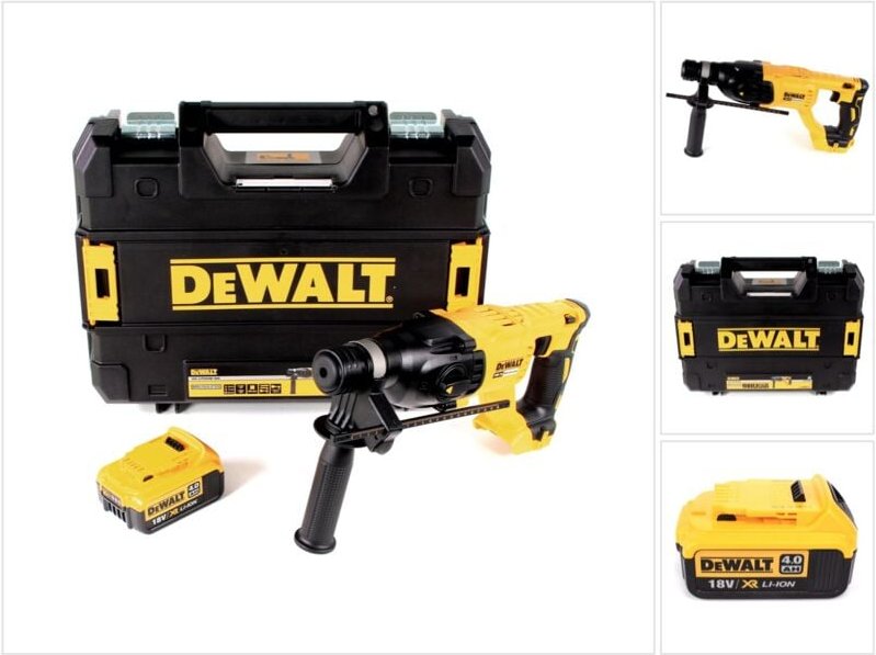 Thumbnail - Dch 133 nt Akku Kombihammer 18V 2,6J sds plus Brushless + 1x Akku 4,0Ah + tstak - ohne Ladegerät - Dewalt