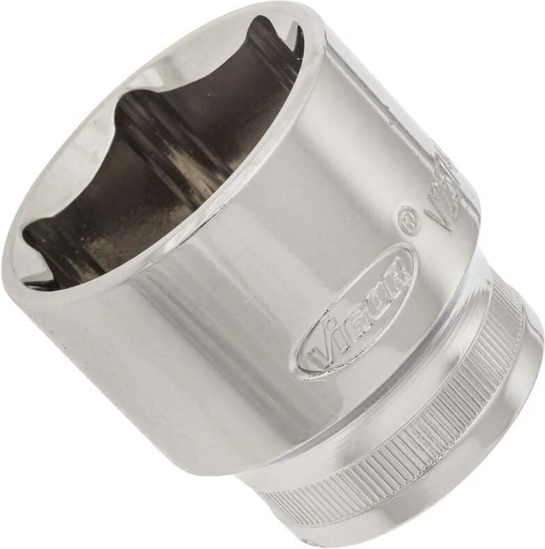 Vigor - Sechskant Steckschlüsseleinsatz ∙ V2574N ∙ 1/2 Zoll (12,5 mm) Vierkant hohl ∙ Außen Sechskant Profil ∙ sw 32 mm