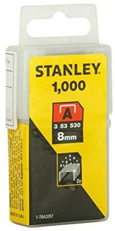 Klammern Typ a 8mm 1000 Stück - Stanley