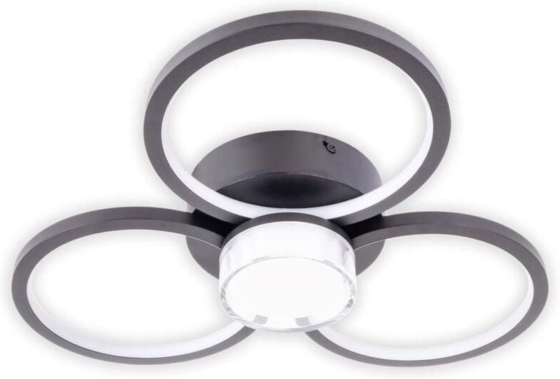 Deckenlampe Deckenleuchte Schlafzimmerlampe dimmbar LED Wohnzimmerlampe schwarz