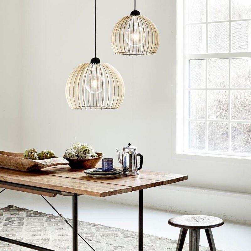 Chino 30 84833014 Pendelleuchte E27 60 w Holz - Nordlux