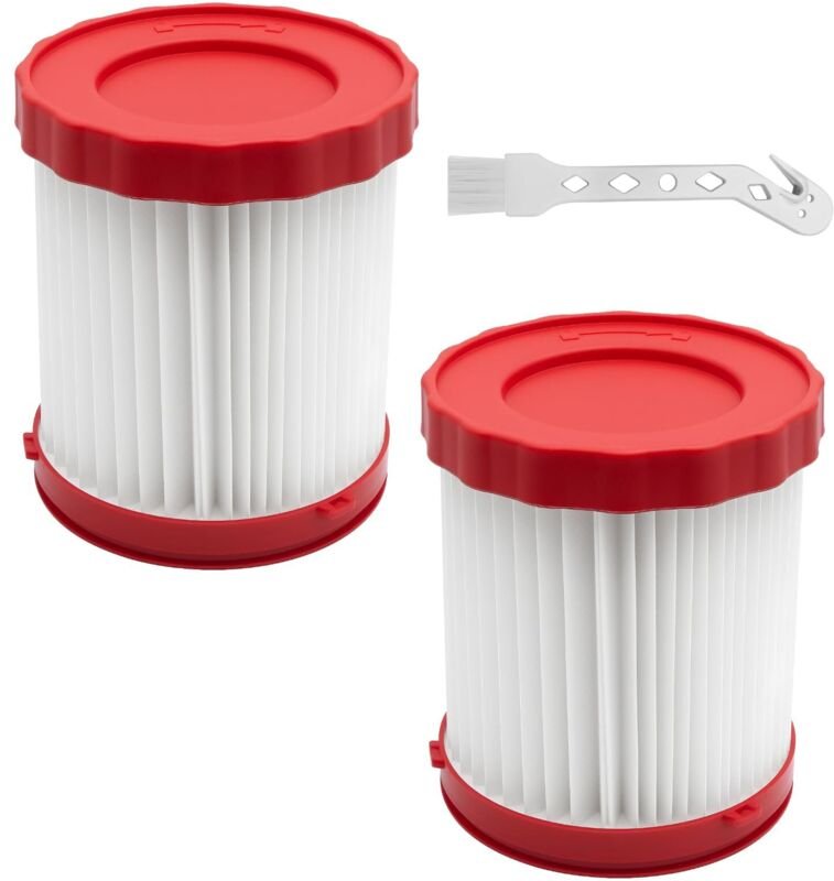 2 HEPA-Filter für Bosch GAS 18V Staubsauger, Modelle: GAS18V-3 / GAS18V-10L, VF320H Filter für Bosch GAS 18V Staubsauger...