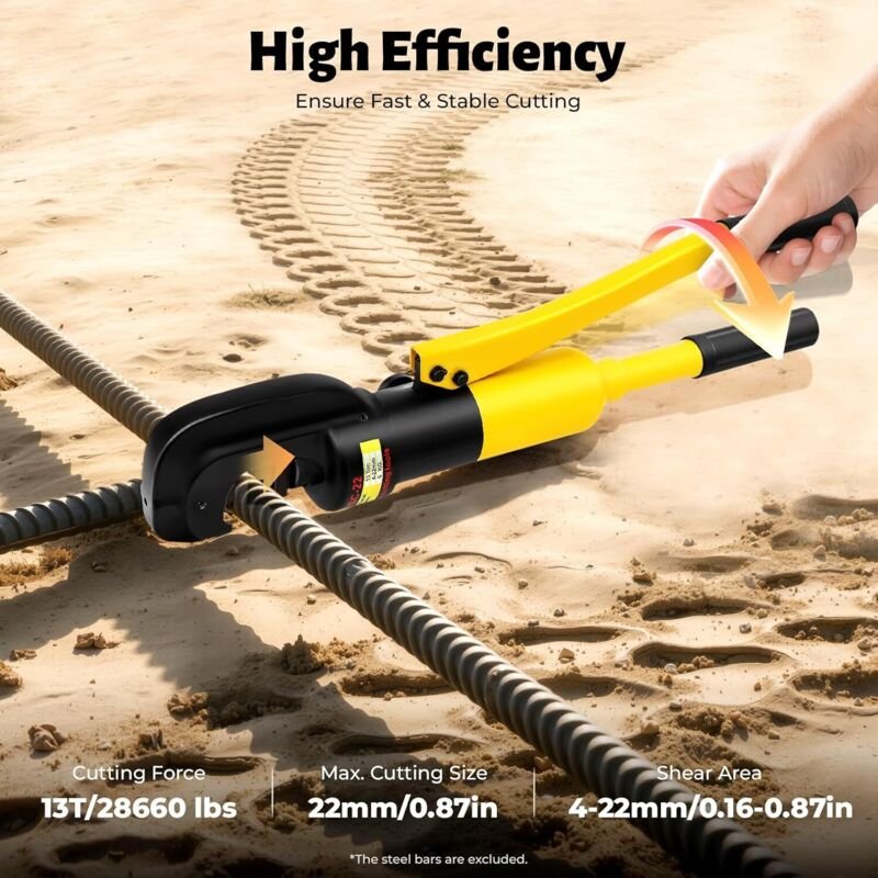 Hydraulik Baustahlschneider Hydraulischer Bolzenschneider 22mm Stahlschneider Hydraulischer Baustahlschneider Bolzenschn...