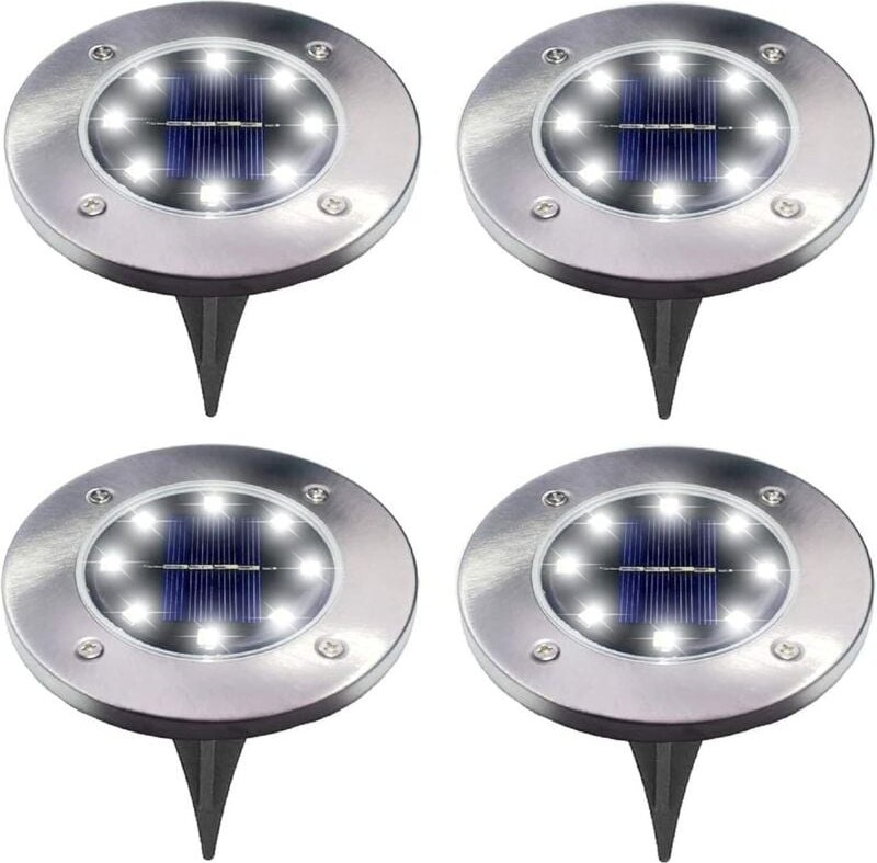 Solarleuchten für den Außenbereich, solarbetriebene dekorative Gartenleuchten mit intelligentem Lichtsensor