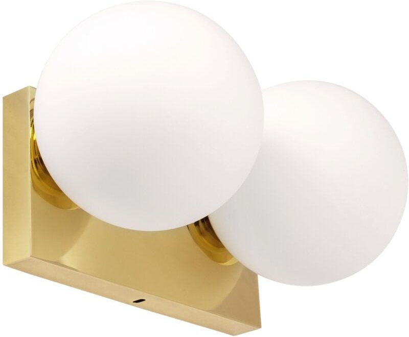 Wandlampe kugel APP1010-2W gold