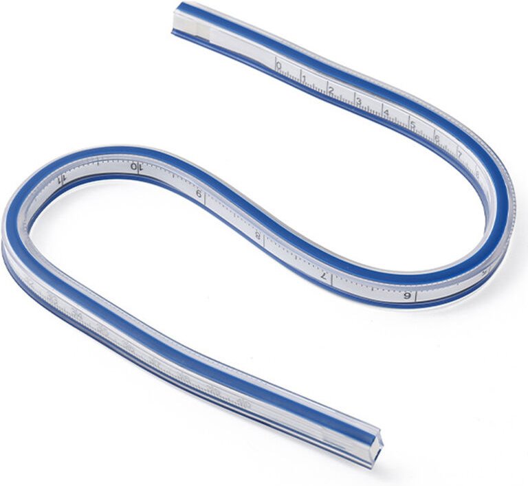Thumbnail - Flexibles gebogenes Lineal, Messwerkzeug zum Zeichnen, Malen, Grafikdesign und Modedesign (50 cm)