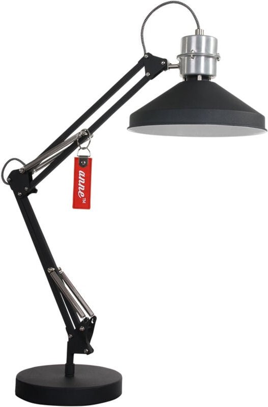 Anne Lighting - tischlampe - Zappa - schwarz - metall -