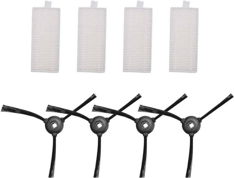 Für M520/M501 Ersatzteile, waschbar 4 HEPA-Filter + 4 Seite